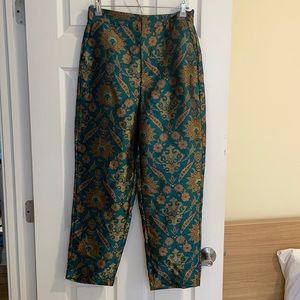 Anthropologie Maeva printed trousers